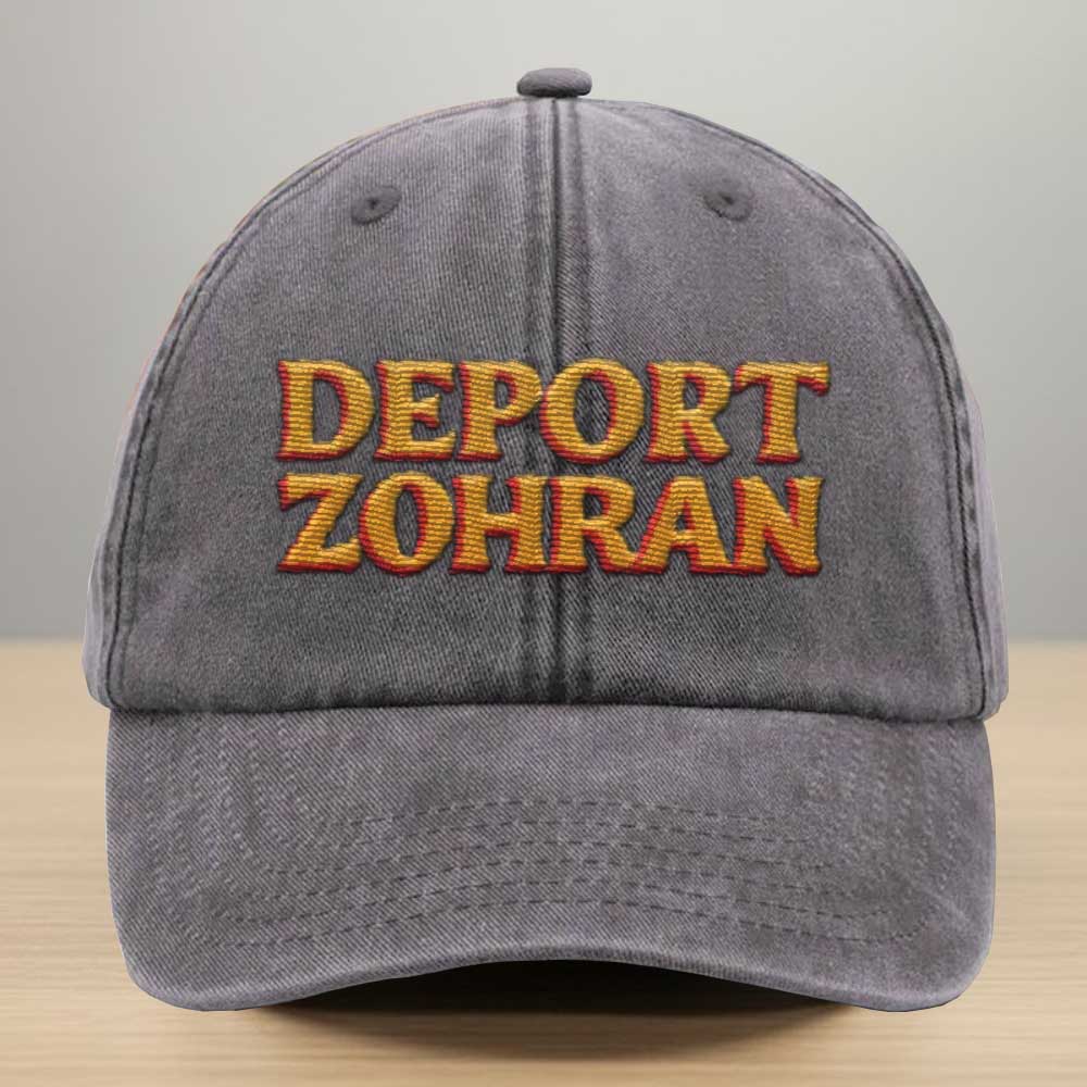 Deport Zohran Embroidery Washed Denim Cap
