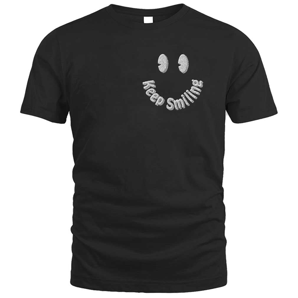 Devon Rodriguez Keep Smiling Embroidered Sweatshirt