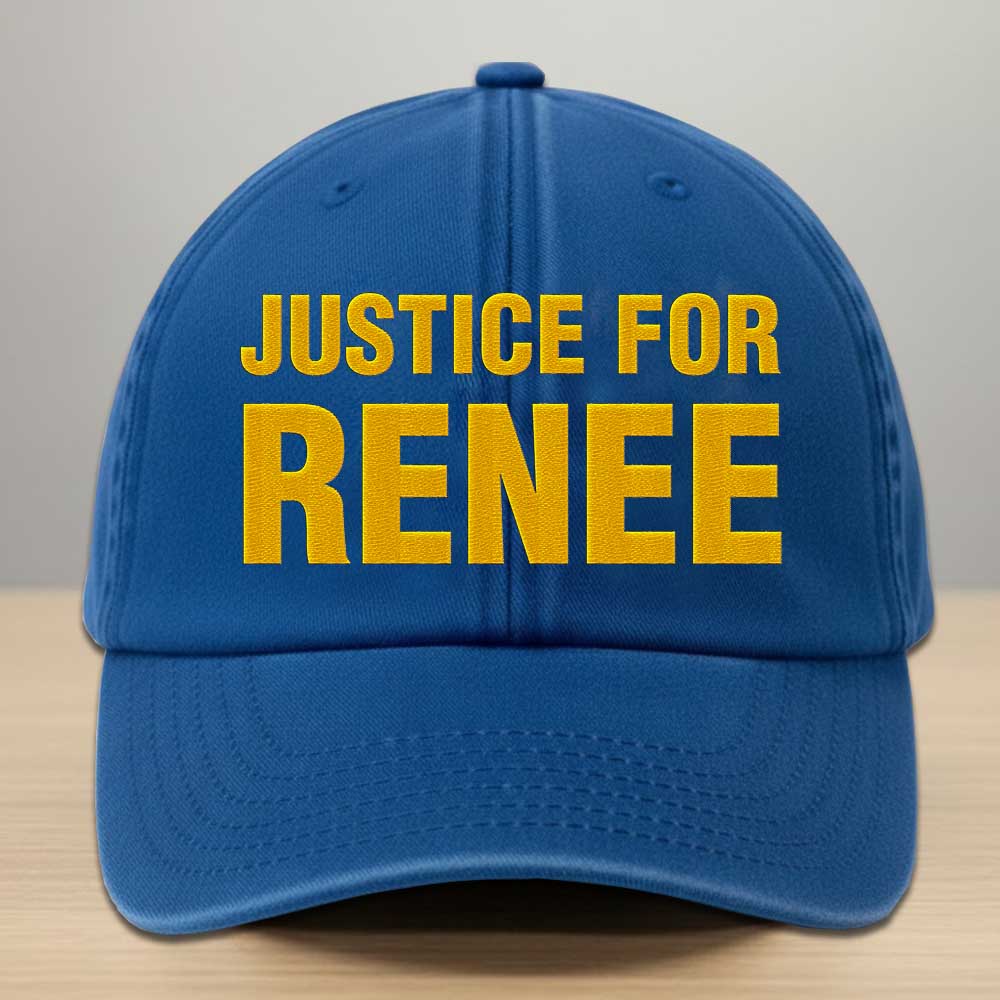 Justice For Renee Embroidered Denim Cap