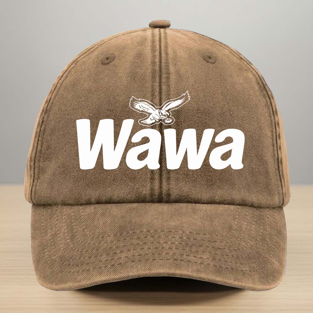 Wawa Eagles Washed Denim Cap