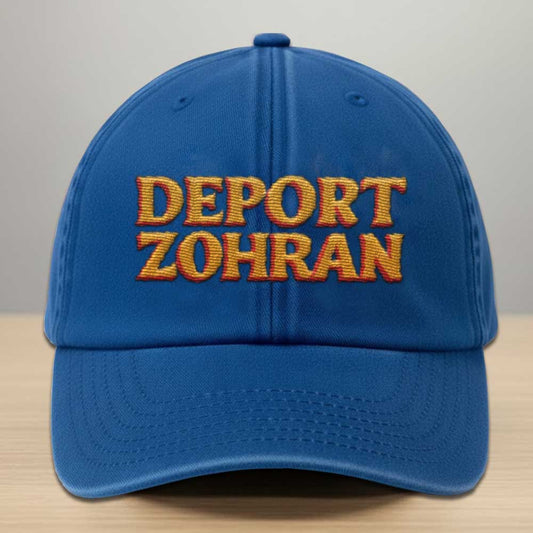 Deport Zohran Embroidery Washed Denim Cap