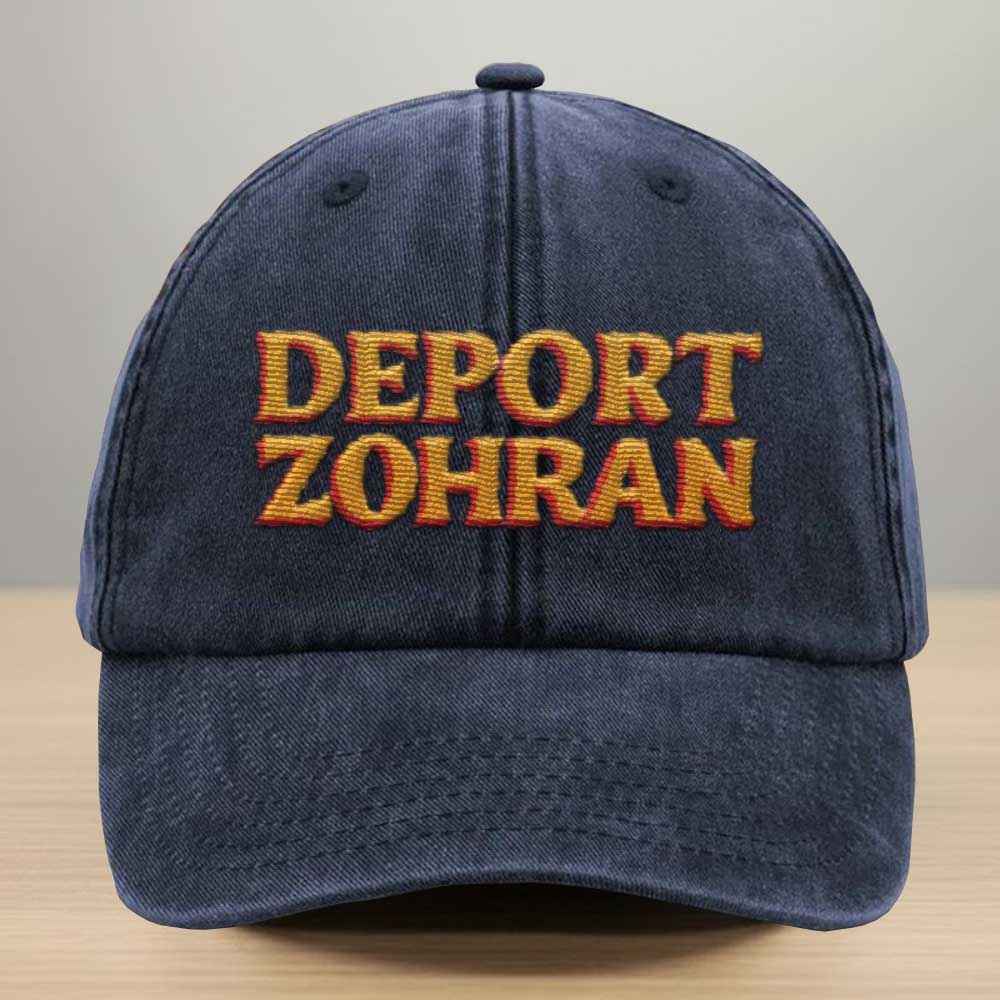 Deport Zohran Embroidery Washed Denim Cap
