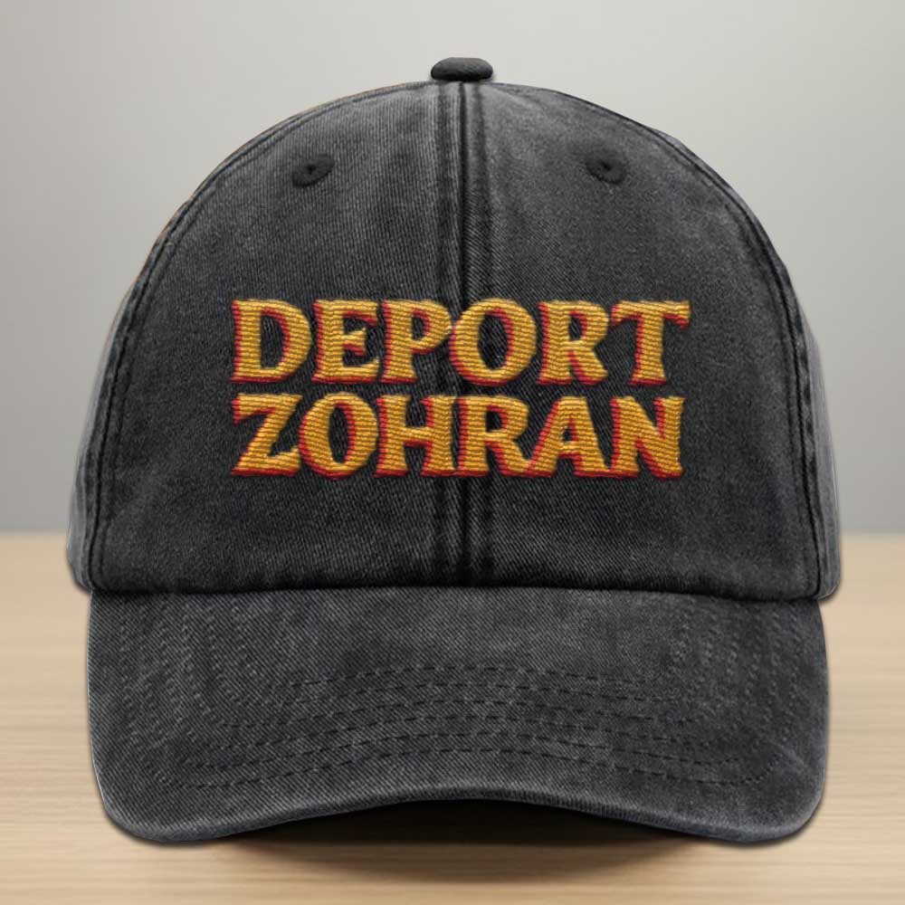 Deport Zohran Embroidery Washed Denim Cap