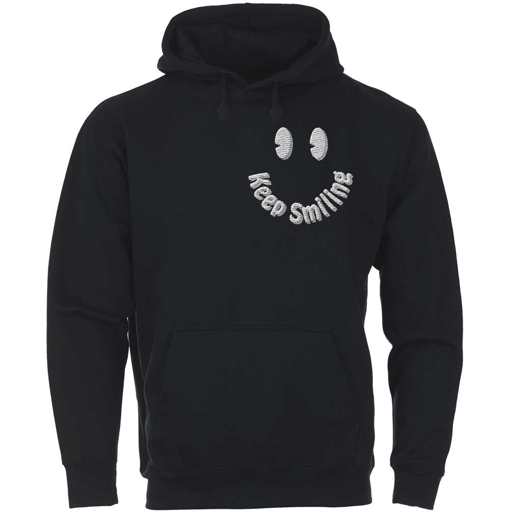 Devon Rodriguez Keep Smiling Embroidered Sweatshirt