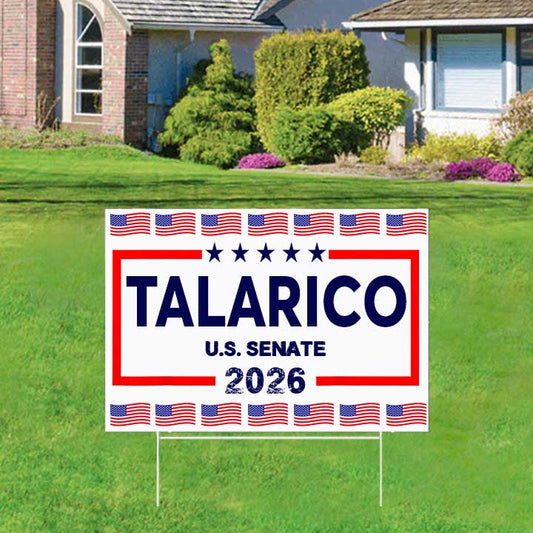 James Talarico For US Senate Texas 2026 Yard Sign