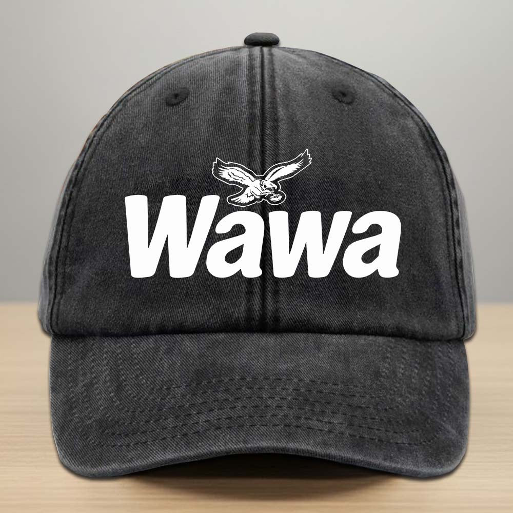 Wawa Eagles Washed Denim Cap